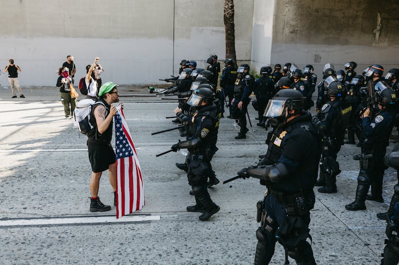 The skirmishes between L.A. protestors and law enforcement prompted Trump to lean into Americans' approval on his handling of immigration and send in the National Guard.