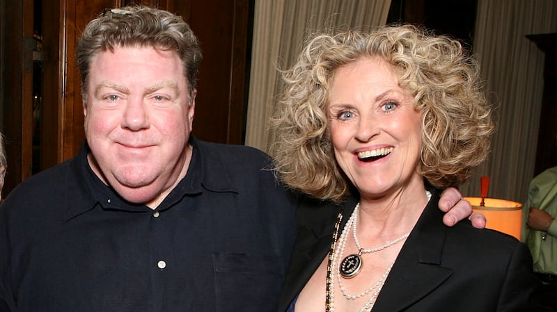 George Wendt and his wife, actress Bernadette Birkett.