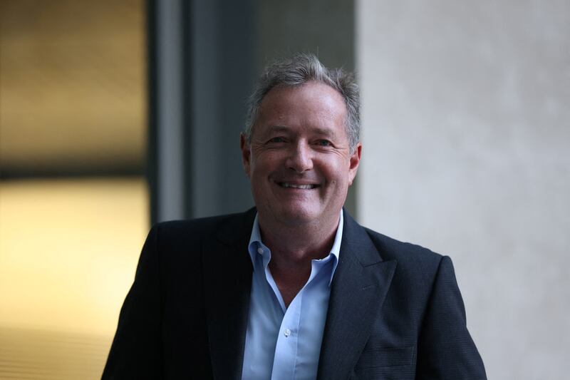 TV personality Piers Morgan arrives at BBC Broadcasting House, ahead of his appearance on 'Sunday with Laura Kuenssberg', in London, Britain, September 3, 2023.