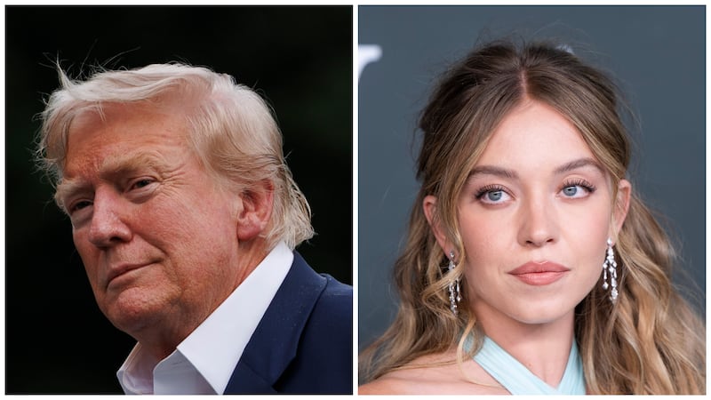Donald Trump and Sydney Sweeney