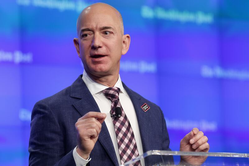 Washington Post owner Jeff Bezos.