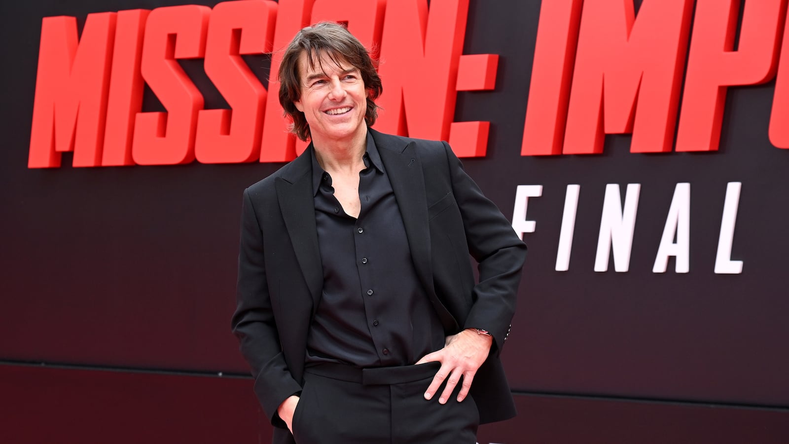 NEW YORK, NEW YORK - MAY 18: Tom Cruise arrives at the US Premiere of "Mission: Impossible – The Final Reckoning" at Lincoln Center Plaza in New York, New York on May 18, 2025. (Photo by Bryan Bedder/Getty Images for Paramount Pictures)