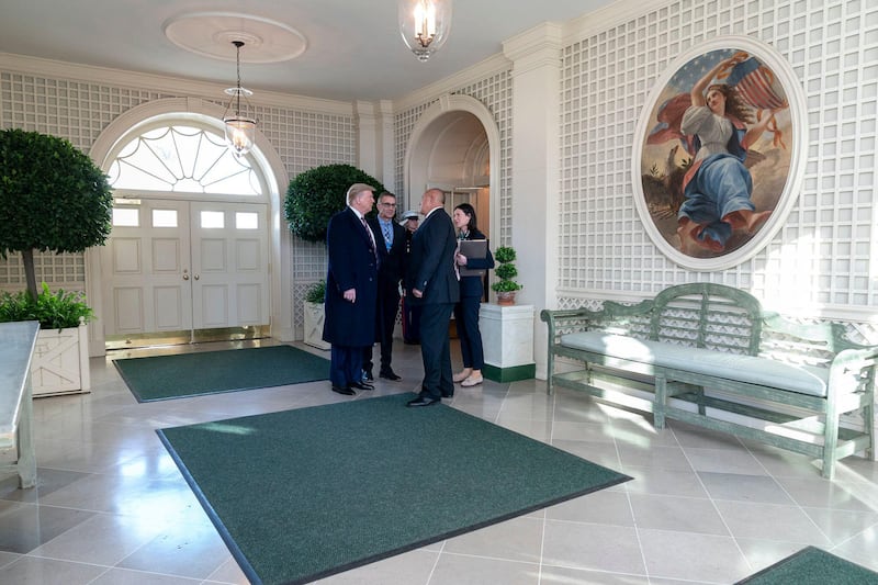 Donald Trump, Palm Room