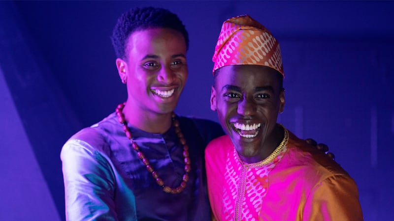 A photo including an episodic still from the show Sex Education