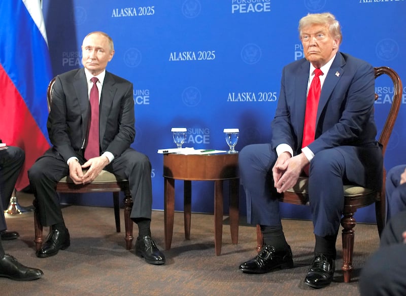 Donald Trump and Vladimir Putin