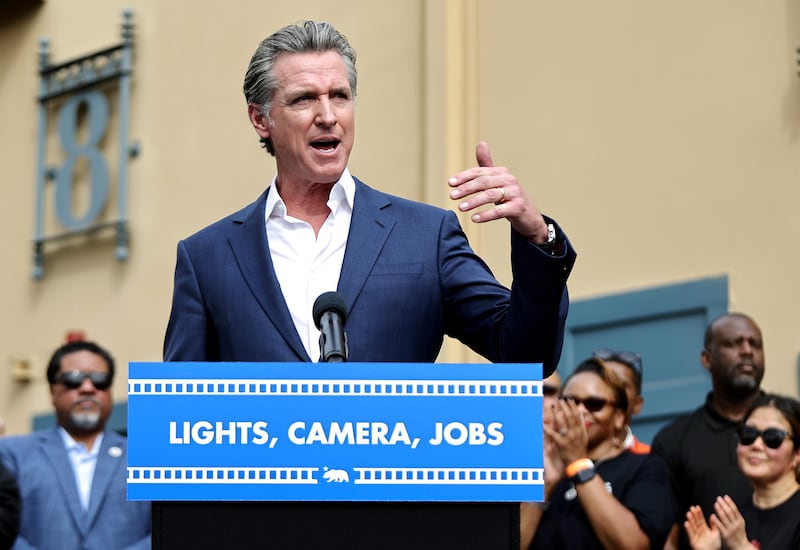 Gavin Newsom.