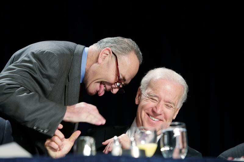 Sen. Chuck Schumer and President Joe Biden are very close.