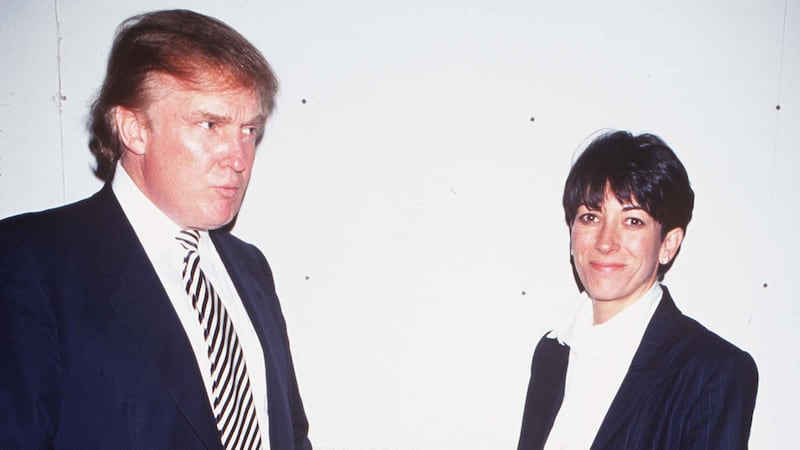 Ghislaine Maxwell and Donald Trump