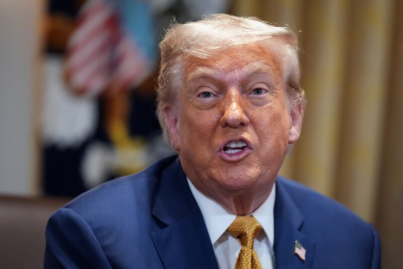In a Tuesday press conference, President Donald Trump said: “We have tremendous power at the White House to run places if we have to.”
