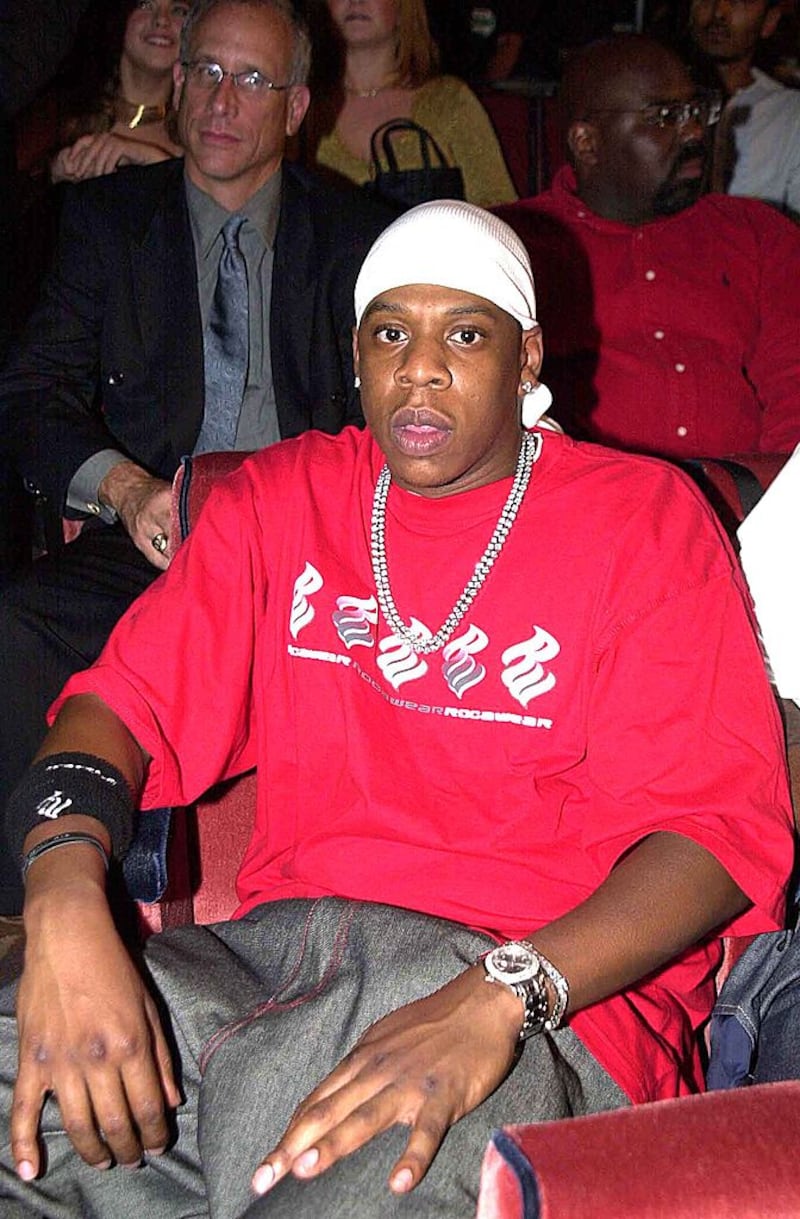Jay Z appears at the 2000 MTV Video Music Awards at Radio City Music Hall in New York City.