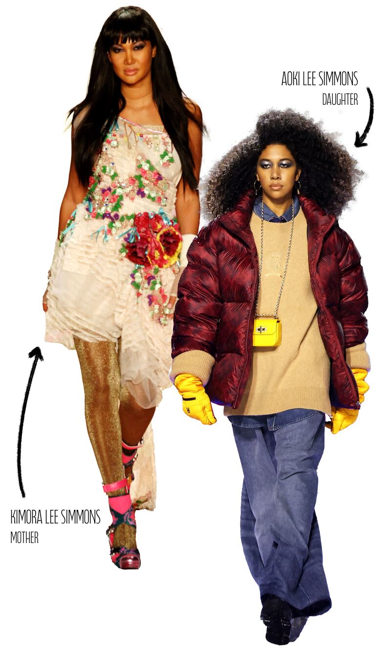 Aoki and Kimora Lee Simmons