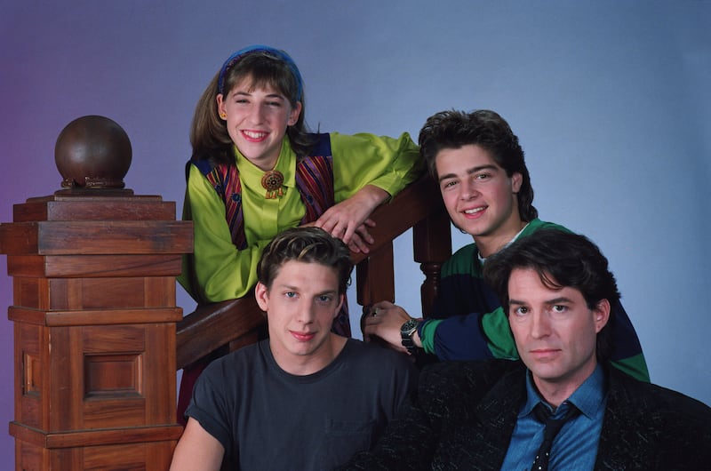 Mayim Bialik as Blossom Russo, Joseph Lawrence as Joey Russo, Ted Wass as Nick Russo, Michael Stoyanov as Anthony Russo