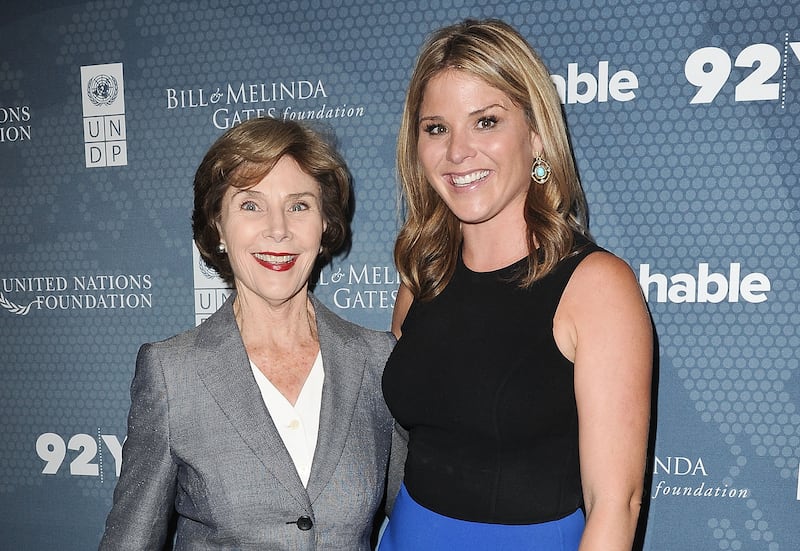 Laura Bush and Jenna Bush Hager