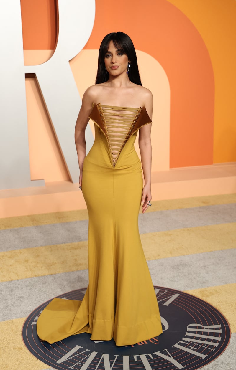 Camila Cabello attends the Vanity Fair Oscars Party