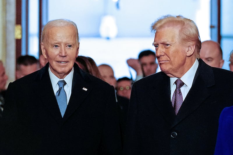 Joe Biden and Donald Trump.
