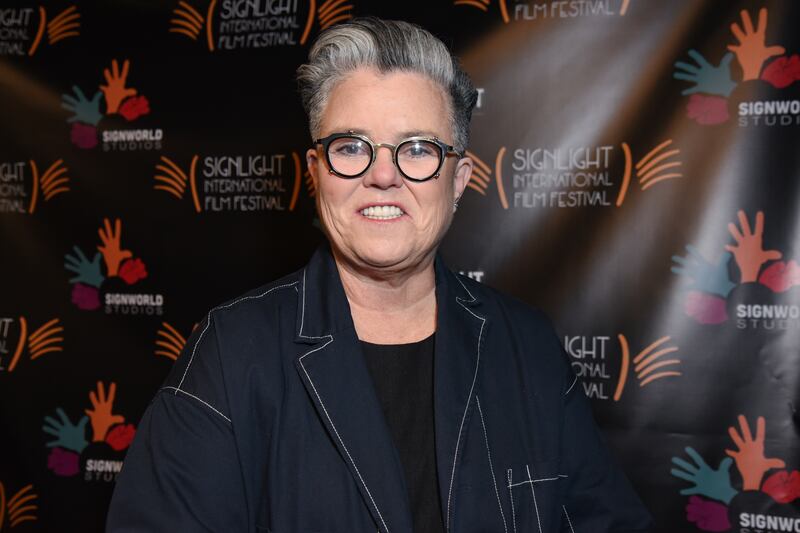 Rosie O'Donnell attends Inaugural SignLight International Film Festival at SilverScreen Theater on April 16, 2024 in West Hollywood, California.