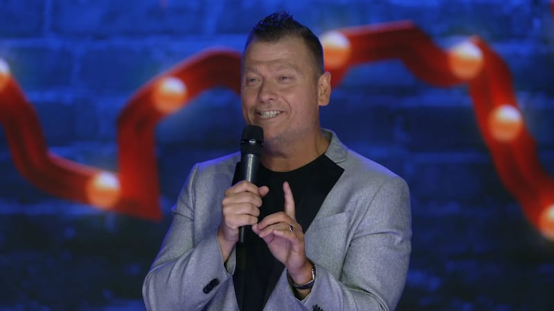 A still from Fox News Saturday Night showing Jimmy Failla.