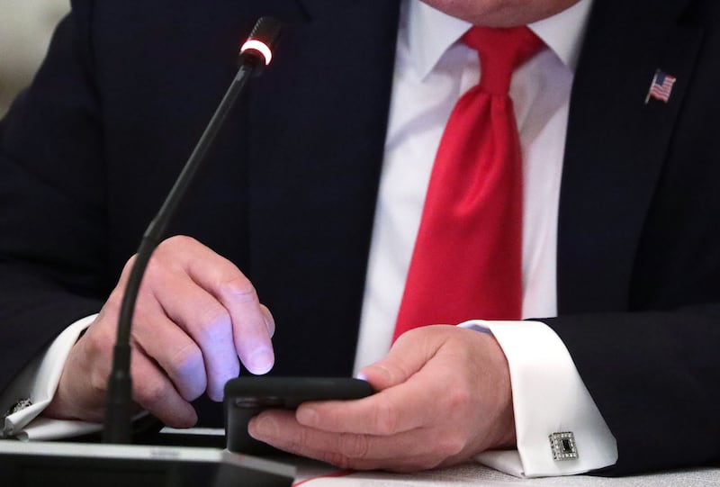 President Donald Trump has posted over 2,200 times since his inauguration in January.