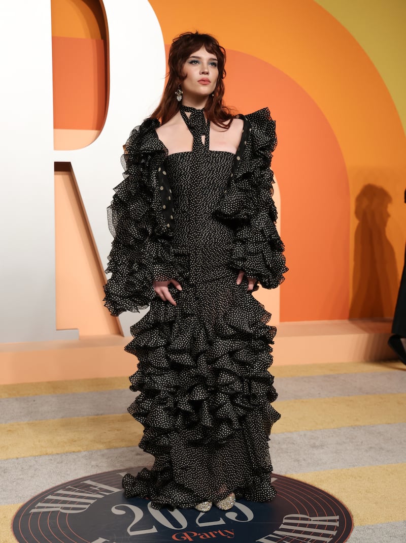 Sophie Thatcher attends the Vanity Fair Oscar Party