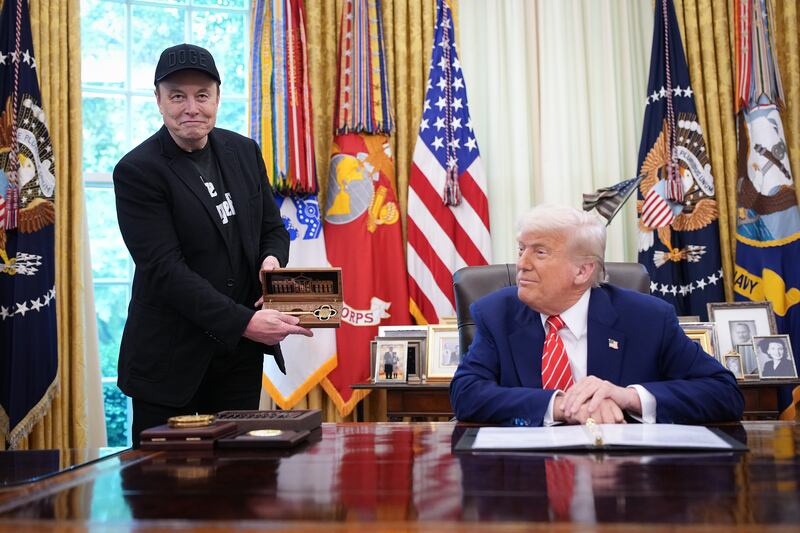 President Donald Trump, who last week gave Elon Musk a golden key to the White House, is now claiming that the two may no longer be friends.