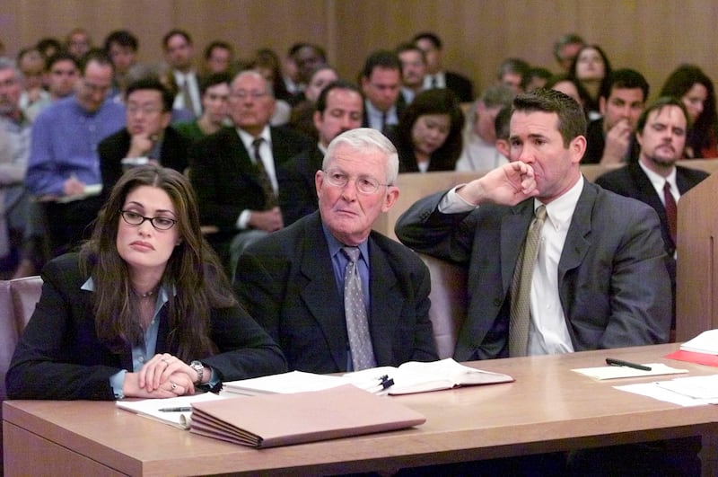 Kimberly Guilfoyle and Terrence Hallinan in court