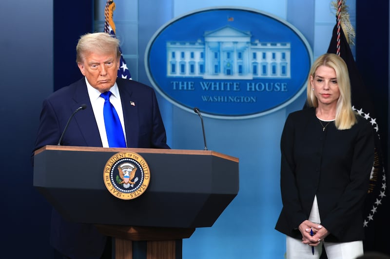 Trump has come to the defense of Attorney General Pam Bondi, who MAGA acolytes have claimed overpromised Epstein files.