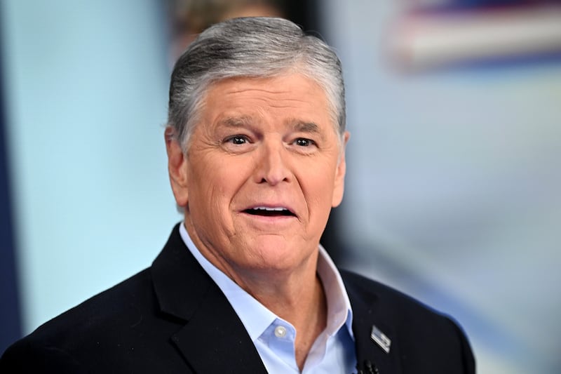 NEW YORK, NEW YORK - SEPTEMBER 13: Sean Hannity host a live taping of Hannity at Fox News Channel Studios on September 13, 2023 in New York City. (Photo by Steven Ferdman/Getty Images)