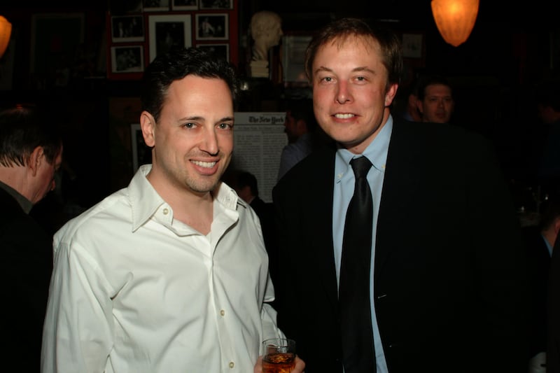 David Sacks with Elon Musk in 2006