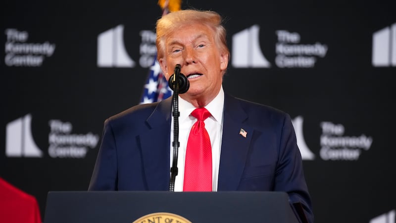 President Donald Trump announced the Kennedy Center Honorees while speaking at an event at the Kennedy Center on August 13, 2025 in Washington, DC.