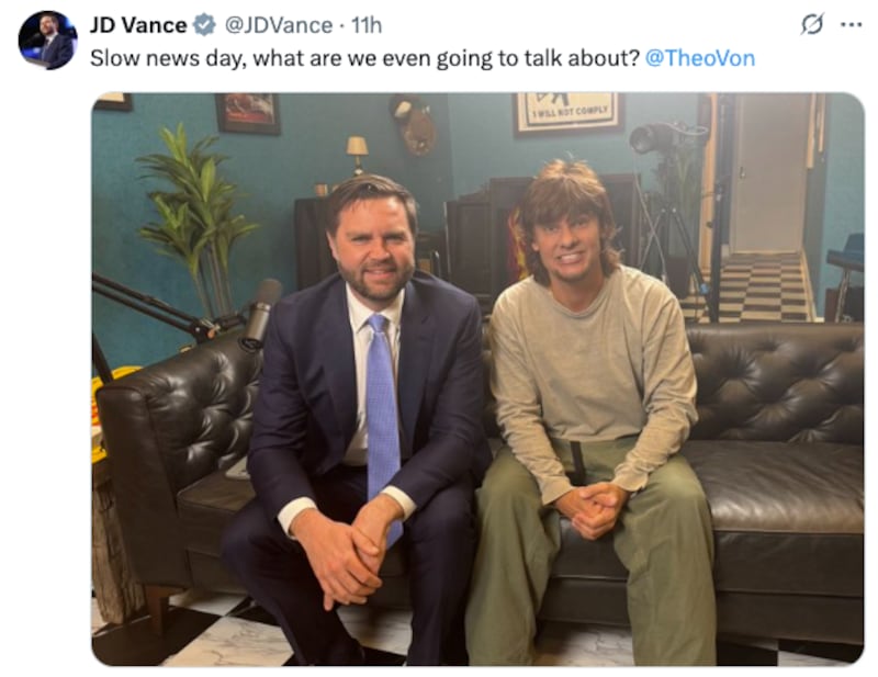 Vance joked about a “slow news day” as Musk’s feud with Trump erupted into an all-out war.