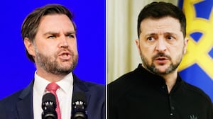 JD Vance, Volodymyr Zelensky image split