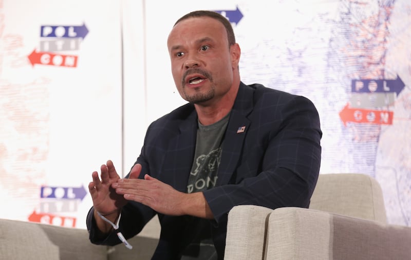 Dan Bongino speaks onstage during Politicon 2018 at Los Angeles Convention Center on October 21, 2018 in Los Angeles, California