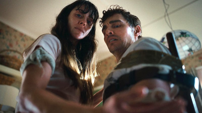 Alison Brie and Dave Franco in Together.