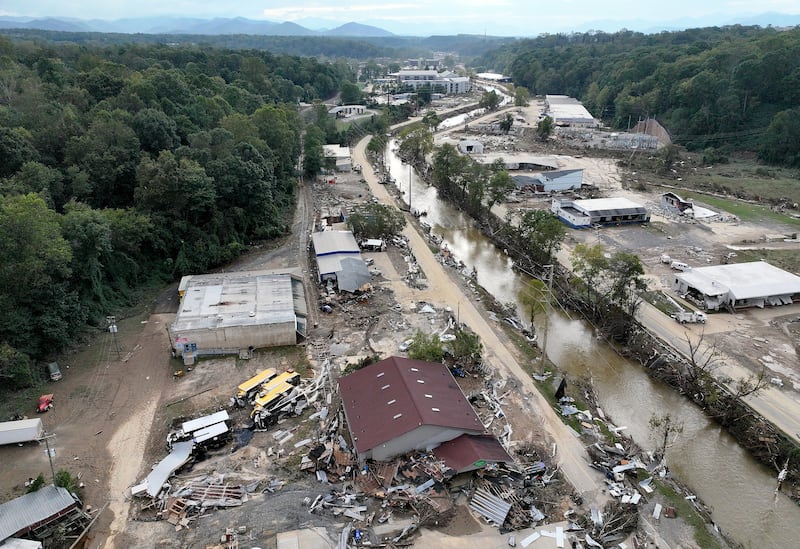 Hurricane Helene, Asheville, NC.