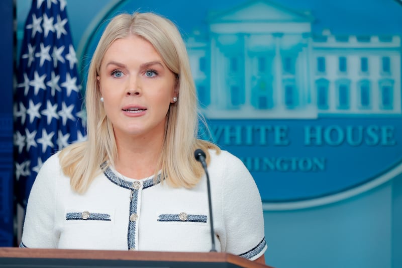 White House Press Secretary Karoline Leavitt