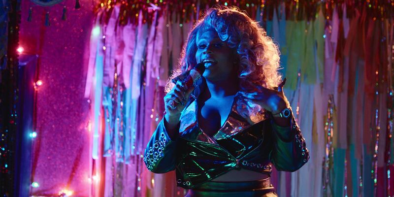 A photo still of Peppermint on Netflix's Survival of the Thickest.