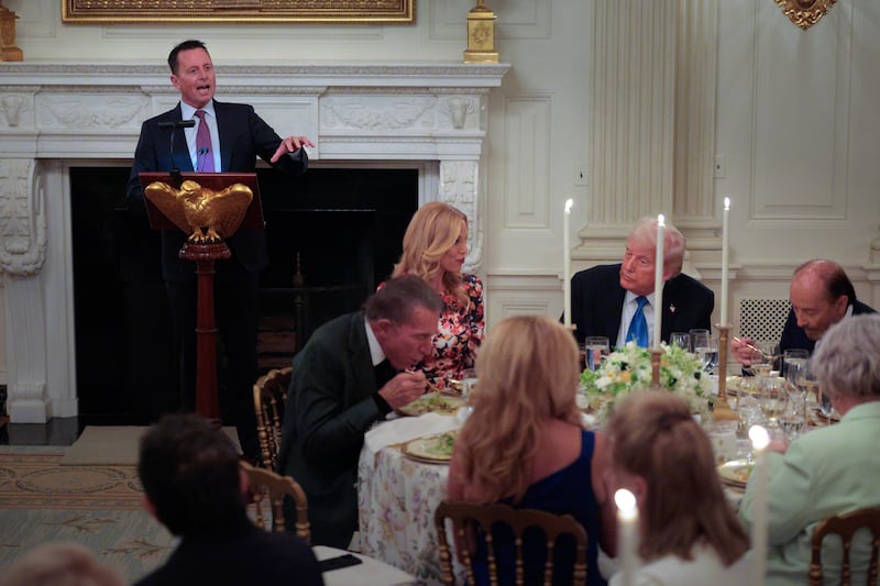 Richard Grenell speaks.