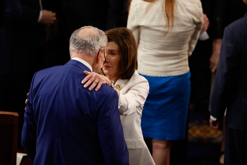 Nancy Pelosi has spoken out against Chuck Schumer.