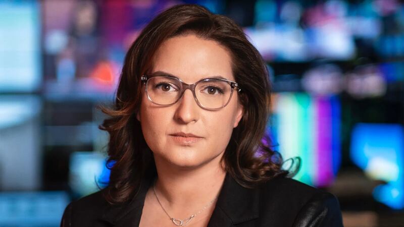 A portrait of Rebecca Kutler, president of MSNBC.