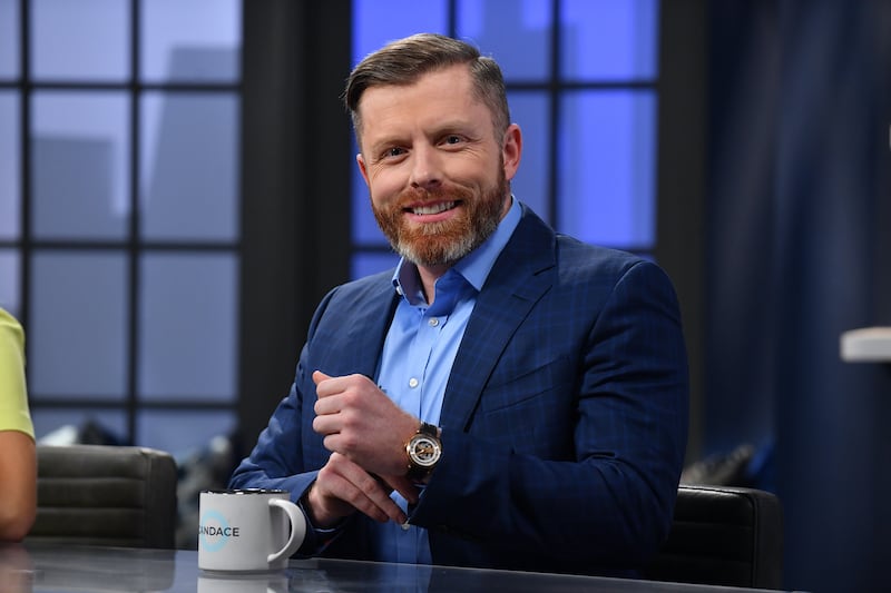 Rogan O'Handley is seen on set of "Candace" on November 08, 2021 in Nashville, Tennessee.