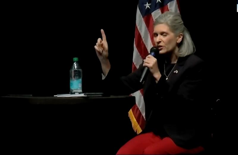 Sen. Joni Ernst was pressed over Trump's "one big, beautiful bill" and accused of being a coward at her town hall in Butler County, Iowa on Friday.