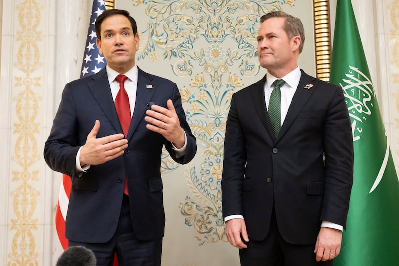 Marco Rubio and Mike Waltz.