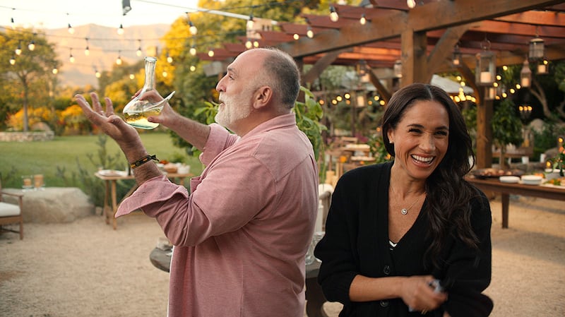 José Andrés and Meghan, Duchess of Sussex in 'With Love, Meghan'