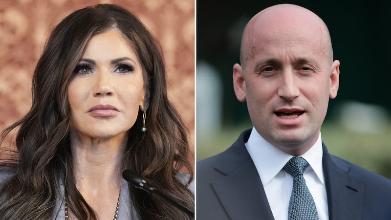 Kristin Noem, Stephen Miller
