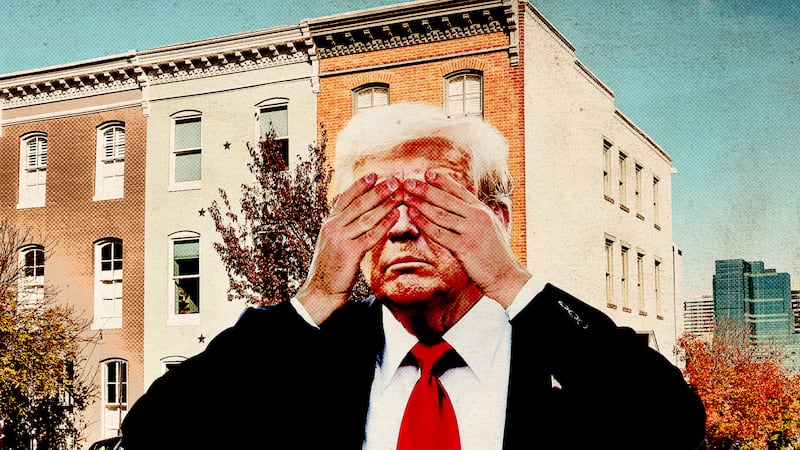 Trump doesn't want to face reality in Maryland.