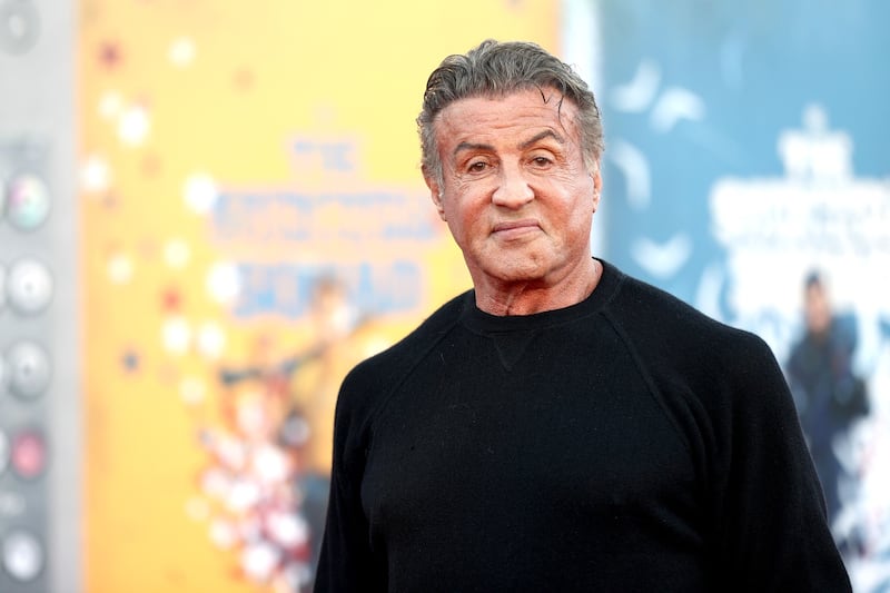 Sylvester Stallone attends the premiere of "The Suicide Squad" at Regency Village Theatre on August 2, 2021 in Los Angeles, California.