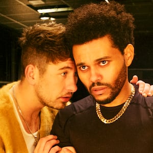 Barry Keoghan and Abel "The Weeknd" Tesfaye.