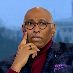 Symone Sanders, Michael Steele, and Alicia Menendez on MSNBC'S The Weekend.