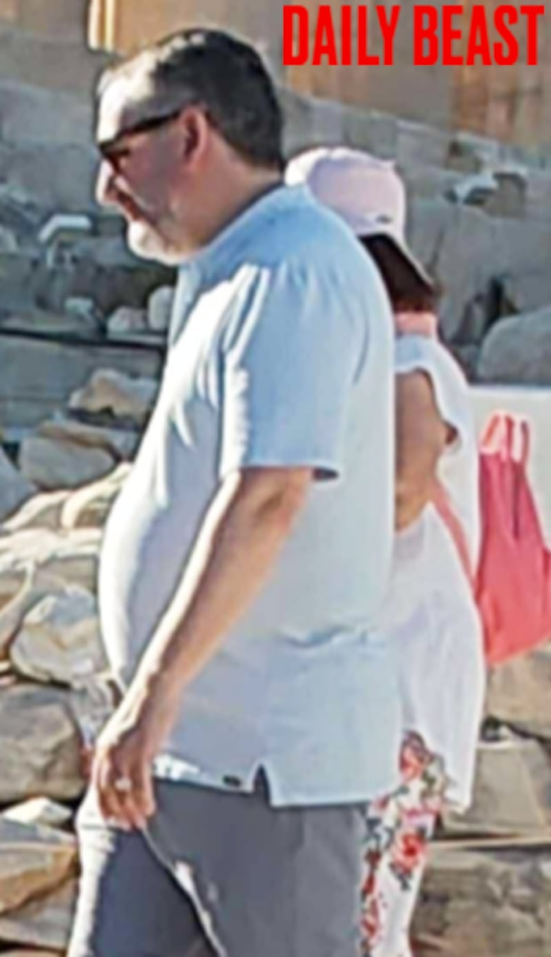 Ted Cruz was in Athens on Saturday while rescuers were searching for flood victims in Texas.