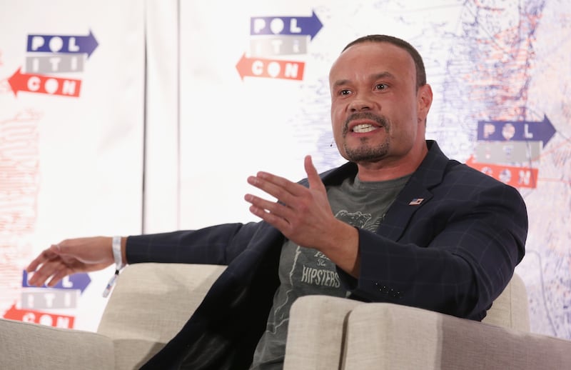 Dan Bongino speaks onstage during Politicon 2018 at Los Angeles Convention Center on October 21, 2018 in Los Angeles, California.